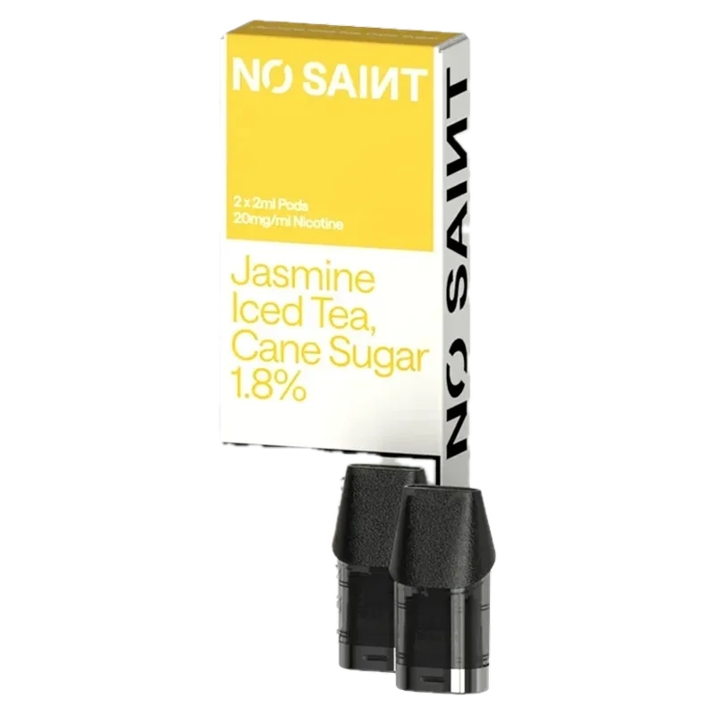 NO SAINT Jasmine Iced Tea Cane Sugar prefilled pod