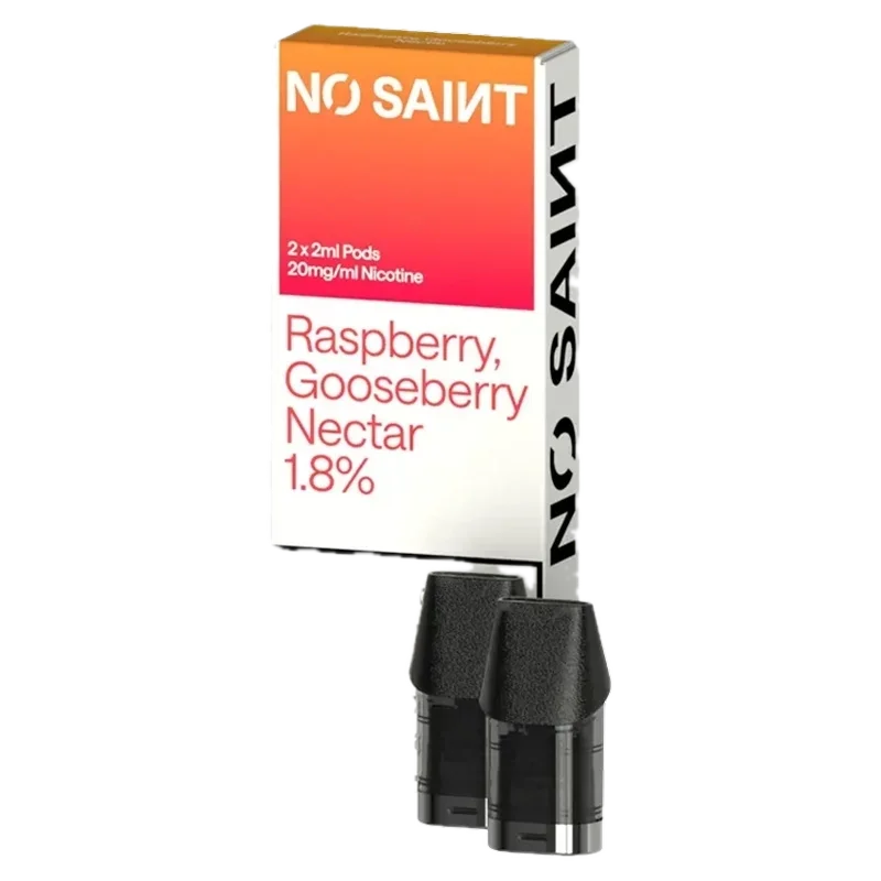 NO SAINT Raspberry Gooseberry Nectar prefilled pod